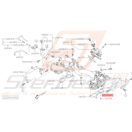 Vis Origine Subaru GT 99-00 WRX 01-10 STI 01-19 BRZ 2013 Forester Turbo 05/00-0237511