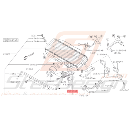 joint Dump Valve Origine Subaru WRX 2001 - 2005 STI 2001 - 201937894