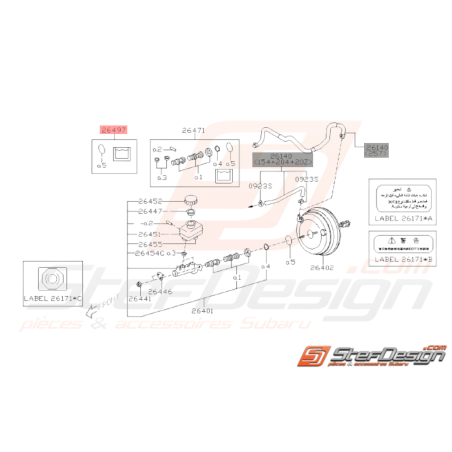 Jeu de Joint Origine Subaru WRX STI 2008 - 201437918