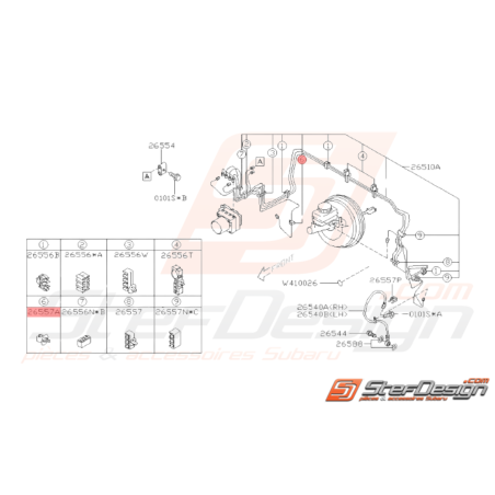 Attache Origine Subaru WRX STI 2008 - 2014 BRZ 2013 - 201937960