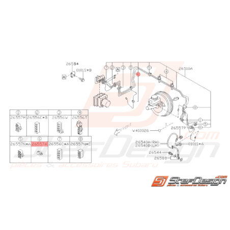 Attache Origine Subaru WRX STI 2008 - 2014 BRZ 2013 - 201937976