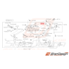 Clip Contacteur de Stop Origine Subaru WRX STI 2008 - 201438269