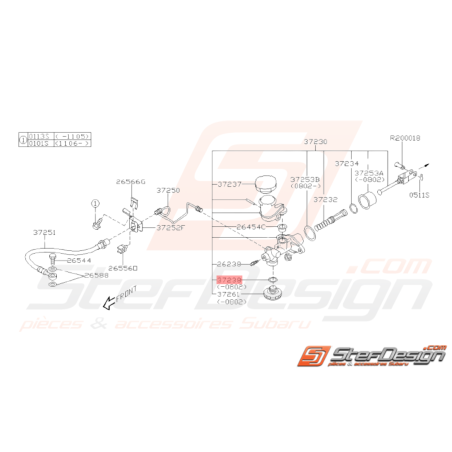 Joint Origine Subaru GT 99-00 WRX STI 01-02/08 FORESTER 97-0238285
