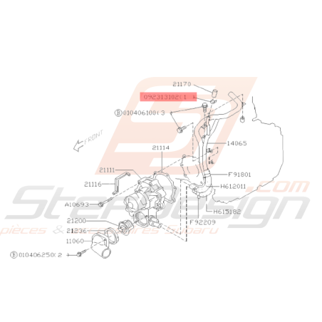 Attache tuyaux bouchon bypass Origine Subaru GT 93-00 WRX 01-10 STI 01-14 BRZ 13-19 FORESTER 97-02/05-0738504 Attache tuyaux bouchon bypass Origine Subaru GT 93-00 WRX 01-10 STI 01-14 BRZ 13-19 FORESTER 97-02/05-0738504