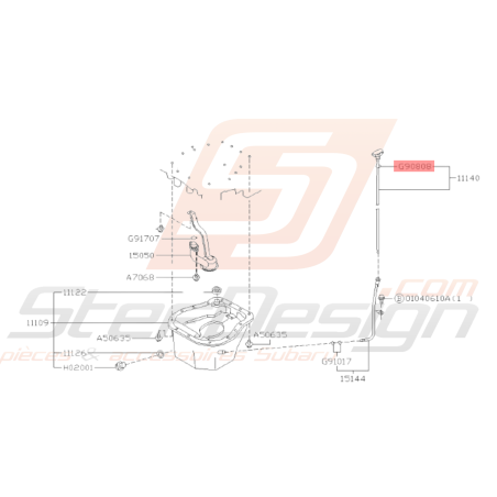 Joint Torique Jauge a huile Origine SUBARU GT 93-00 WRX STI 01-19 FORESTER 97-02/05-0738635