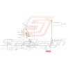Joint de support jauge origine Subaru FORESTER Turbo 97-02/05-07 STI 15-1938636 Joint de support jauge origine Subaru FORESTER Turbo 97-02/05-07 STI 15-1938636