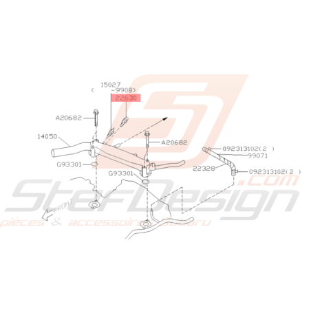 Sonde de température d'eau Subaru GT 99-00 WRX STI 01-07 FORESTER 97-02/05-0738649