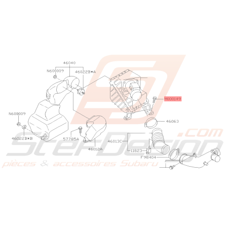 Vis boite à Air Origine Subaru IMPREZA GT 93-00 WRX/STI 01-07 FORESTER 97-02/05-0738916