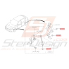 Ecrou fixation trappe a essence WRX/STI 2001 - 200939022