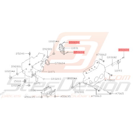 Vis Couvercle Séparateur D'huile Subaru GT 93-00 WRX STI 01-05 / 05/06-19 FORESTER Turbo 97-02/05-0739039