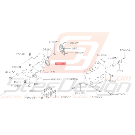 Joint spy vilebrequin origine Subaru GT 93-00 WRX 01-10 STI 01-19 FORESTER 97-02/05-0739042