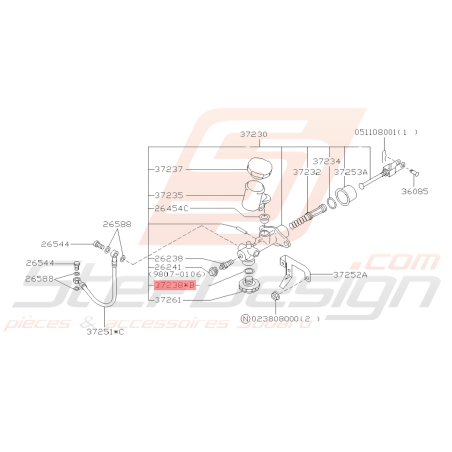 Joint Origine Subaru GT 99-00 WRX STI 01-02/08 FORESTER 97-0239247