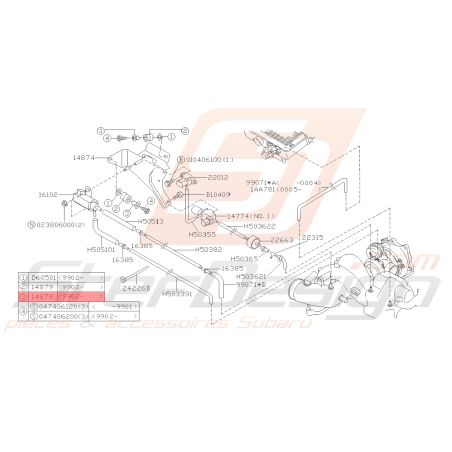Anneau Solénoïde Origine Subaru FORESTER 97-02/05-07 GT 99-00 WRX STI 01-0739387