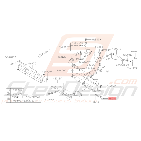 Support Filtre à Air Origine Subaru BRZ 2013-201939570