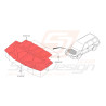 Isolant de capot pour subaru Forester SG9 2.5XT39604