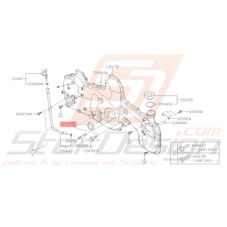 Joint Origine Subaru FORESTER WRX Diesel 2008 - 201239764