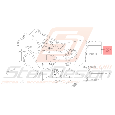 Durite PCV Origine Subaru FORESTER 200539914