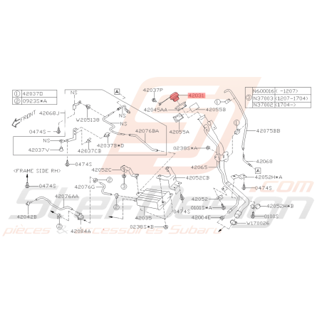 Bouchon de Réservoir Origine Subaru BRZ 2013 - 201940479