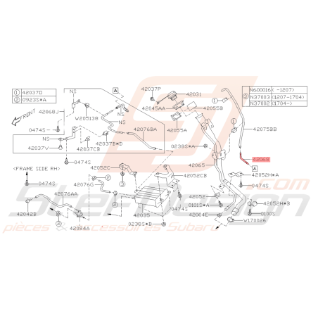 Tuyau Reniflard Origine Subaru BRZ 2013 - 201940486