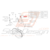 Bague de bouchon de réservoir SUBARU GT 93-00 WRX STI 01-14 Forester Turbo 97-0240585