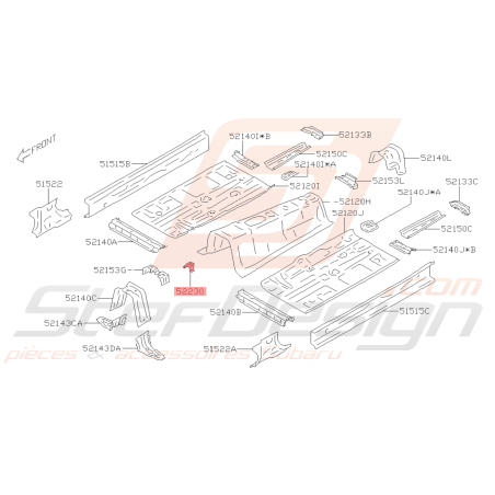 Support Origine Subaru BRZ 2013 - 201940596