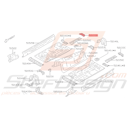 Protection Conduit de Remplissage Origine Subaru BRZ 2013 - 201940609