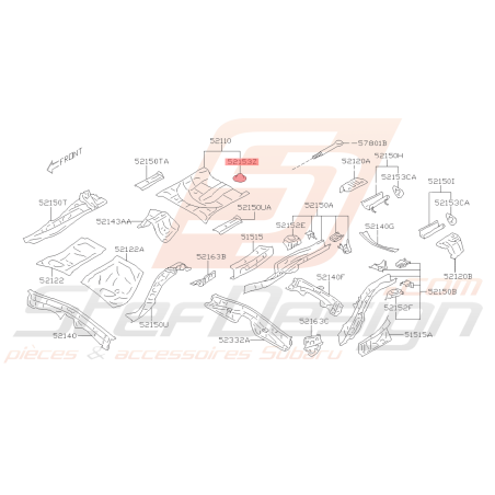 Support de Roue Origine Subaru BRZ 2013 - 201940627