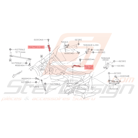 Support Complet de Batterie Origine Subaru BRZ 2013 - 201940729