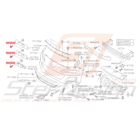 Vis Origine Subaru STI BRZ FORESTER40783