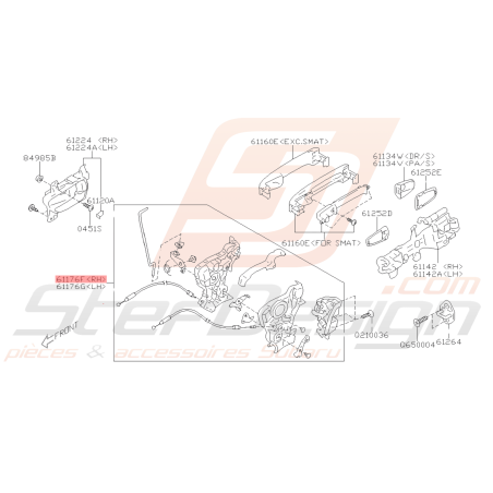 Système de Fermeture de Porte Origine Subaru BRZ 2013 - 201940862