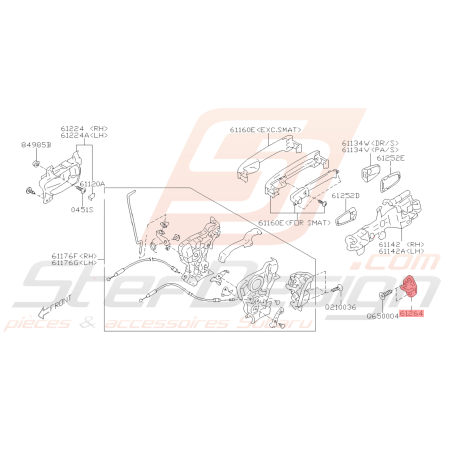 Gâche de Porte Origine Subaru BRZ 2013 - 201940883