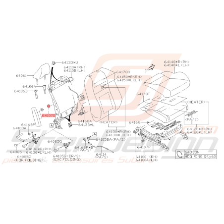 Ecrou Borgne Origine Subaru BRZ 2013 - 201940899