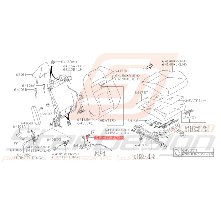 Support Plein Pied Origine Subaru BRZ 2013 - 201940918
