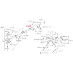 Silencieux Origine Subaru...