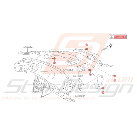 Vis Taraudeuse Origine Subaru WRX STI 02/2008 - 2014 et BRZ41095