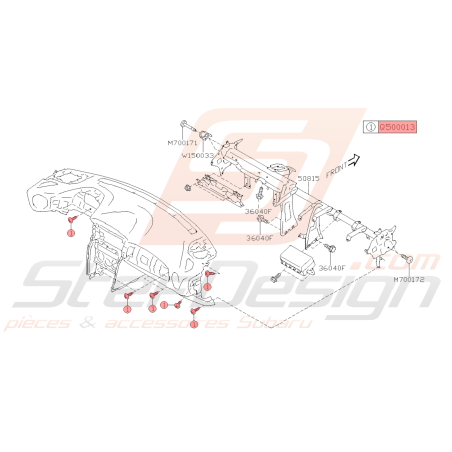 Vis Taraudeuse Origine Subaru WRX STI 02/2008 - 2014 et BRZ41104