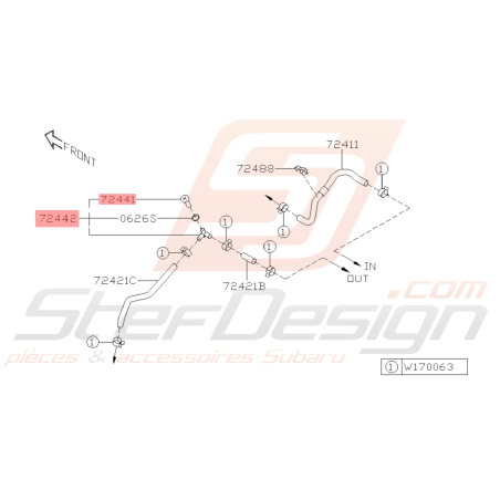 Vis de purge de chauffage SUBARU WRX 2008 Diesel BRZ 2013 - 201941107