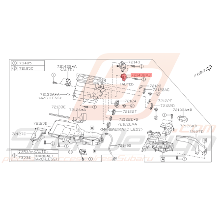Moteur Electrique Mélange Actuateur Origine Subaru BRZ 2013 - 201941127