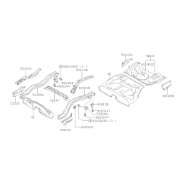 Schéma de Plancher Arrière...