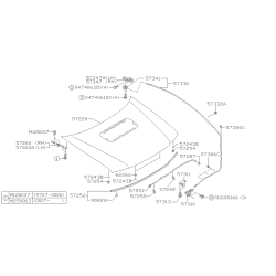 Schéma de Capot Origine...