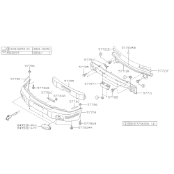 Schéma de Pare Choc Avant...