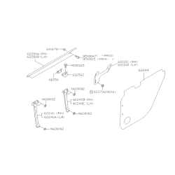 Schéma Glissières et...
