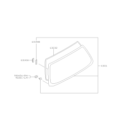Schéma de Vitre de Hayon...