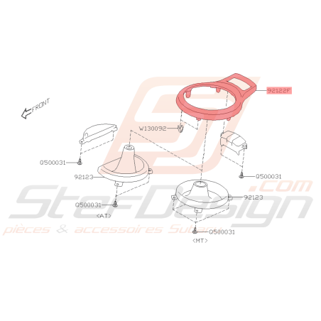 Entourage Levier de vitesse BRZ 2016 - 201941529