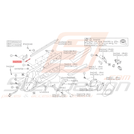 Plaque Origine Subaru BRZ 2013 - 201941572