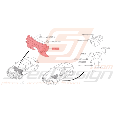Insonorisant Origine Subaru BRZ 2013 - 201941659