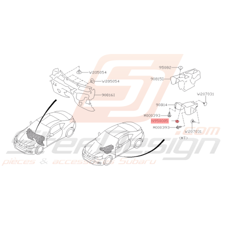 Clip Origine Subaru BRZ 2013 - 201941666