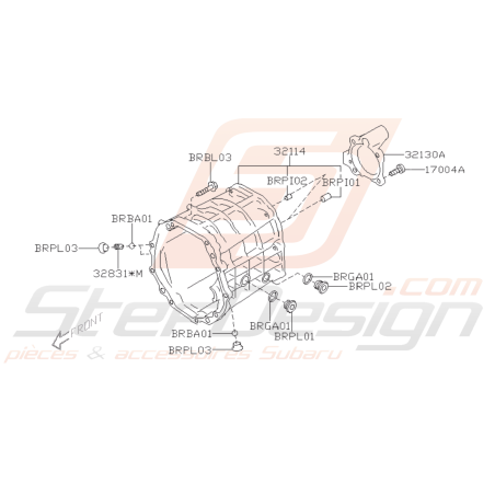 Schéma Boitier Moyen Origine Subaru BRZ 2013 - 201941679