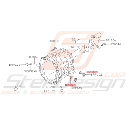 Joint de bouchon de boite de vitesses SUBARU BRZ / TOYOTA GT 8641684