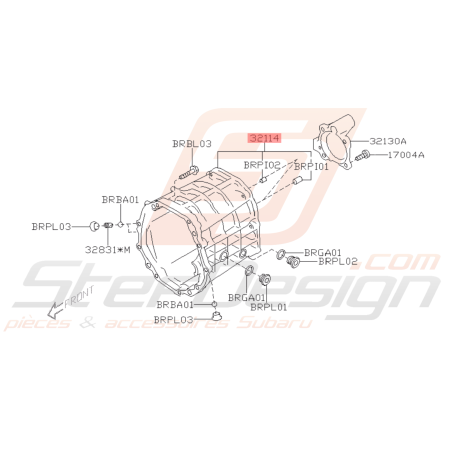 Carter Central Origine Subaru BRZ 2013 - 201941687